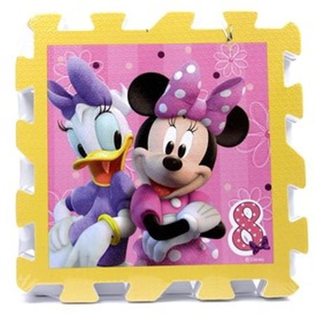 8 dielne kobercové puzzle Minnie Mouse škola skákania - KP HRAČKA