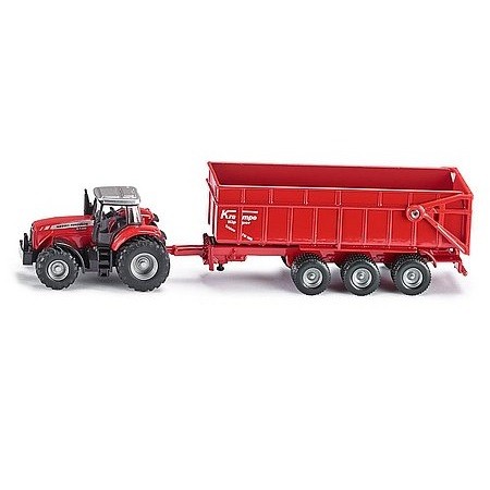 SIKU Massey-Ferguson 8460 traktor s prívesom - KP HRAČKA