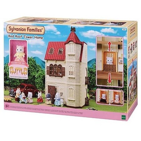 Sylvanian Families Poschodový vežový dom s červenou strechou - KP HRAČKA