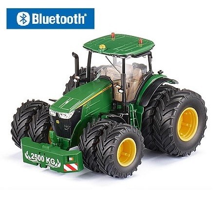 SIKU John Deere 7290R traktor s dvojitými pneumatikami a bluetooth ovládaním - KP HRAČKA