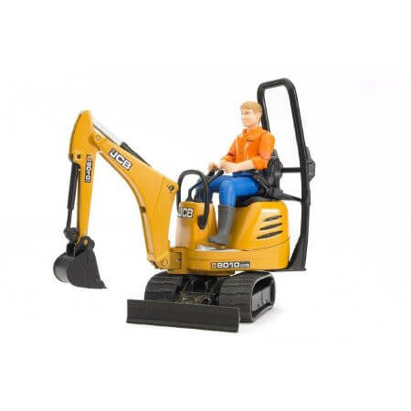 Bruder Bworld Mikrobagr JCB 8010 CTS s figúrkou - KP HRAČKA