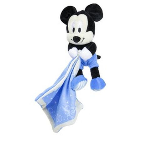 Mickey mouse plyšová snooze handrička - 29 cm - KP HRAČKA